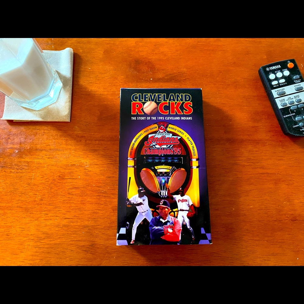 Vintage 1995 “Cleveland Rocks” Cleveland Indians VHS.
